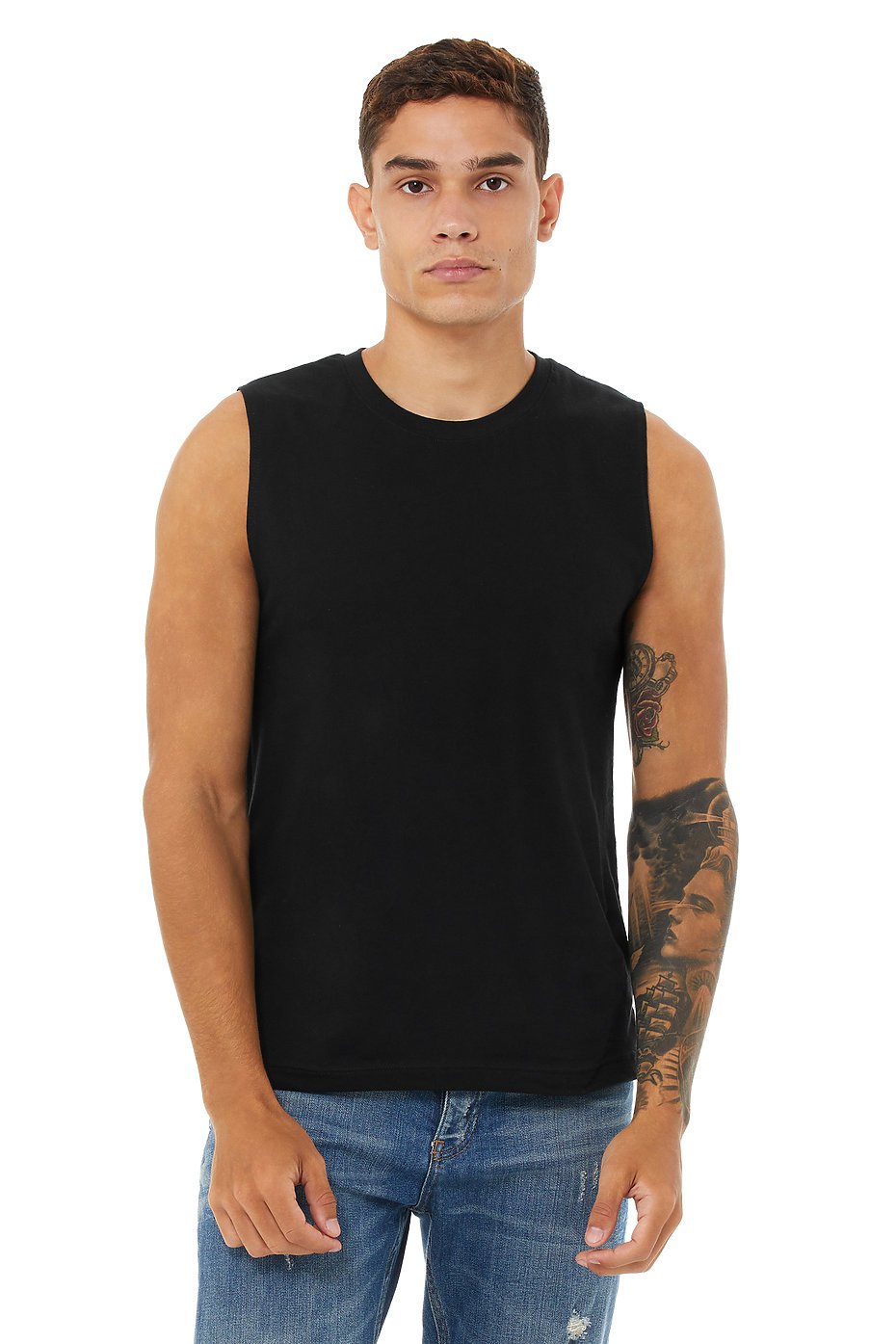 CNE BOH 3483 Bella Canvas Black Muscle Tee