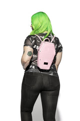 Never Trust - Pink Coffin Backpack