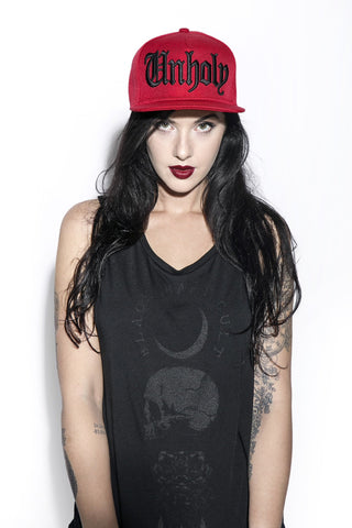 Unholy - Snapback Hat Red