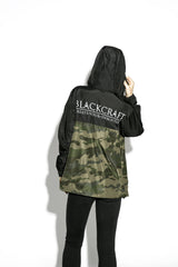 Staple Black on Camo - Lightweight Windbreaker