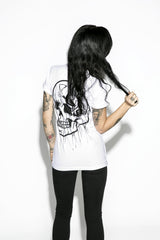 Unholy Crew - White Distressed Tee