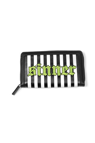 Sinner Green Stripe - Wallet