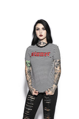 Sinner - Striped Women's Tee