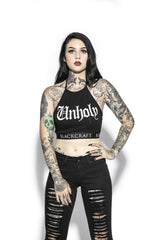 Unholy - Women's Halter Crop