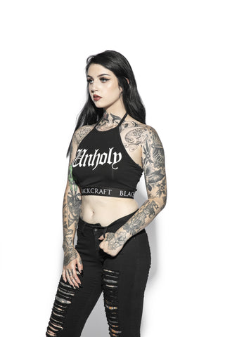 Unholy - Women's Halter Crop