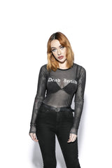 Dead Inside - Mesh Women's Long Sleeve Tee