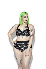 Death Moth Swim Top