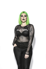 Dead Inside - Mesh Women's Long Sleeve Tee