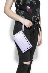 Purple BCC Goat - Wristlet Pouch