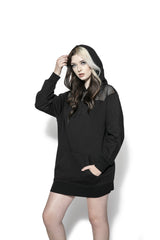 BOH AC/DC Women's Oversized Mesh Hoodie