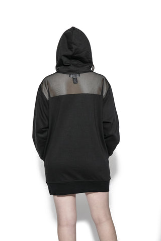 BOH AC/DC Women's Oversized Mesh Hoodie