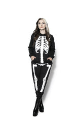 Skeleton - Hooded Pullover Sweater