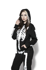 Skeleton - Hooded Pullover Sweater