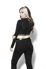 Unholy - Women's Long Sleeve Crop