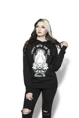 Ghost With The Most - Hooded Pullover Sweater