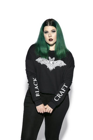 Batcraft - Women's Cropped Crewneck