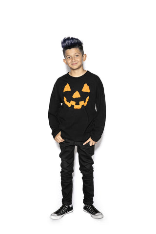 Black Pumpkin - Youth Jersey Sweater