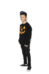 Black Pumpkin - Youth Jersey Sweater