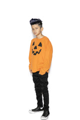 Orange Pumpkin - Youth Jersey Sweater