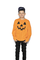 Orange Pumpkin - Youth Jersey Sweater