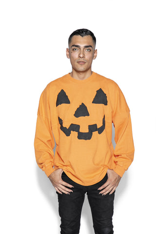 Orange Pumpkin - Unisex Jersey Sweater