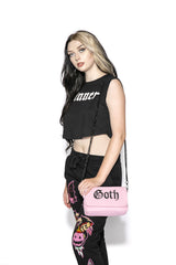 Goth -  Pink Crossbody