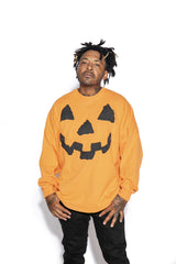 Orange Pumpkin - Unisex Jersey Sweater