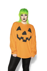 Orange Pumpkin - Unisex Jersey Sweater