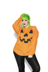 Orange Pumpkin - Unisex Jersey Sweater