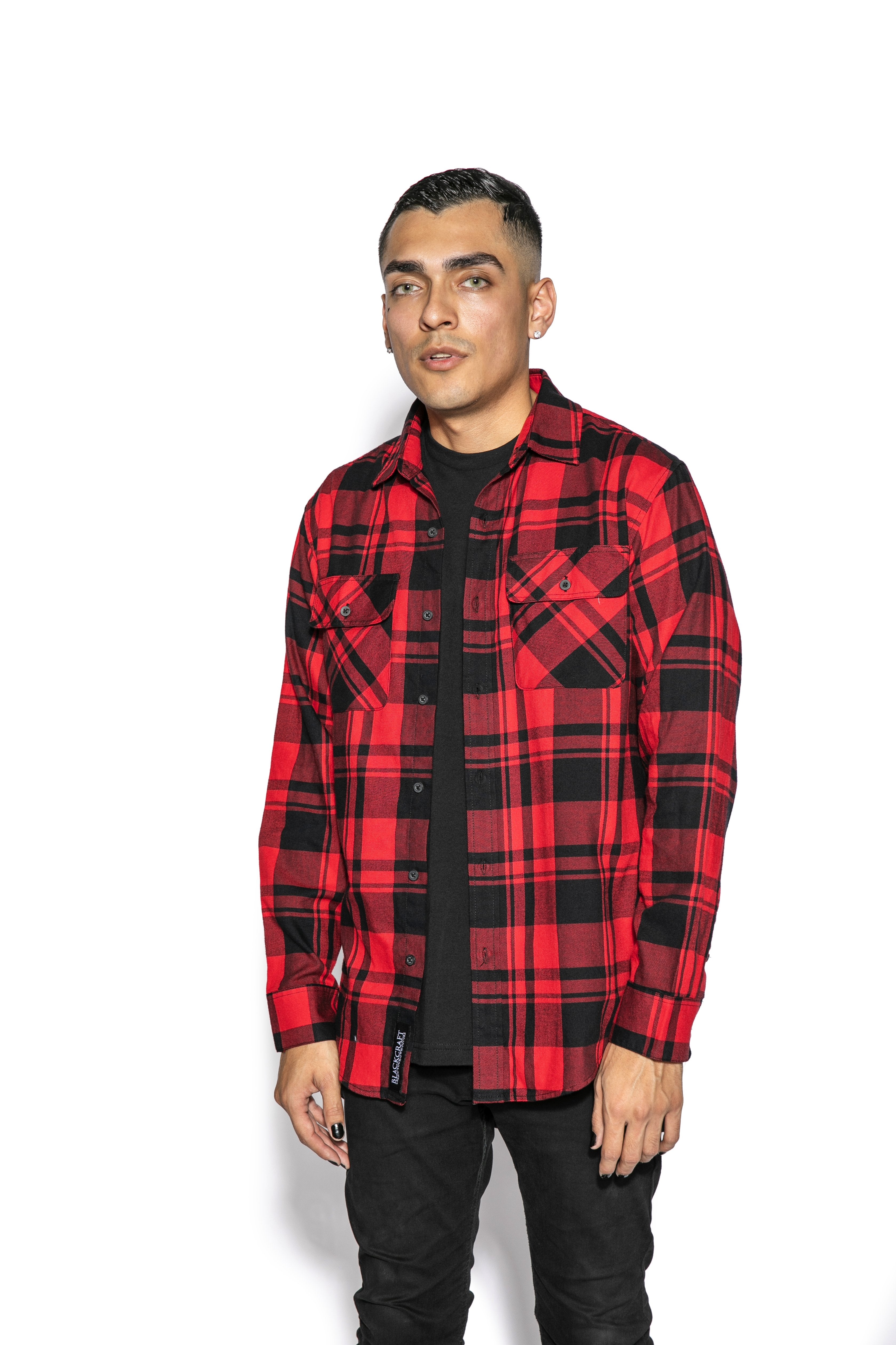 BOH W668 SanMar Red Flannel