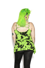 Believe In Yourself - Green Lightning Dye Tank Top