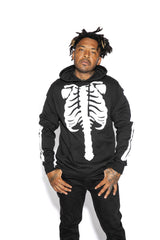 Skeleton - Hooded Pullover Sweater