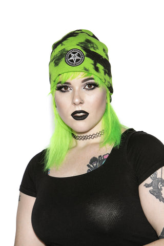 Believe In Yourself - Green Lightning Dye Beanie