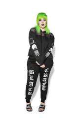 Spirits Of The Dead - Mesh Crop Hoodie