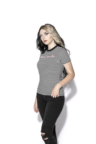 Dead Inside - Striped Women's Tee