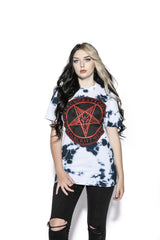 In Blackcraft We Trust - Blue Lunar Dye Tee