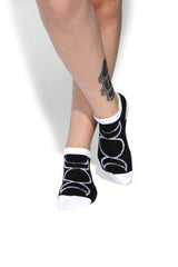 Never Trust The Living Ankle Socks 3 PK