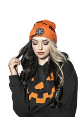 Believe In Yourself - Orange Lightning Dye Beanie