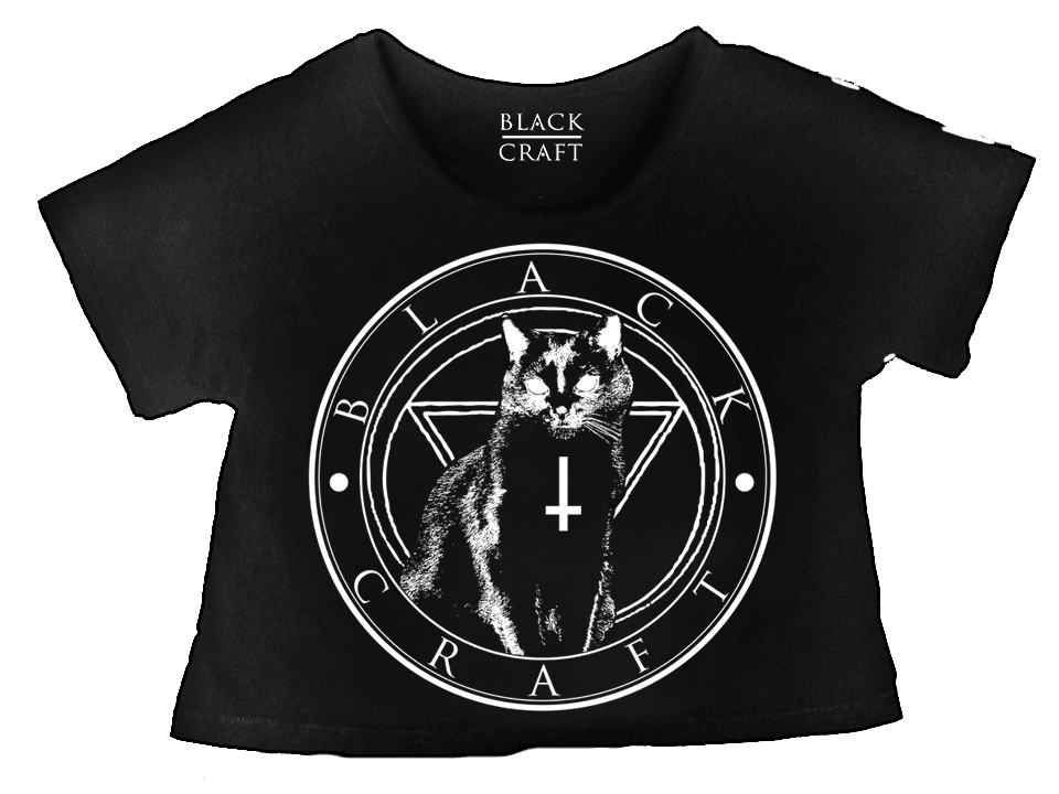 Black Cat Cult - Crop top