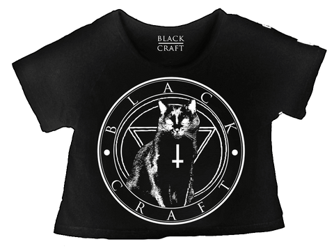 Black Cat Cult - Crop top