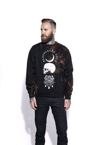 Spirits Of The Dead - Men's Bleach Wash Crewneck