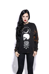 Spirits Of The Dead - Men's Bleach Wash Crewneck