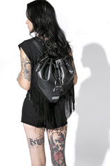 Triple Moon Fringe Backpack