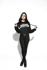 Satan Is My Daddy - Women's Cropped Hoodie