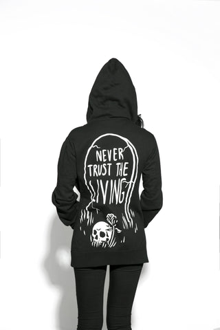 Never Trust The Living - Zip Up Hoodie