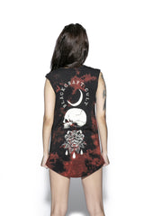 Spirits Of The Dead Bleach Wash- Unisex Sleeveless Tall Tee