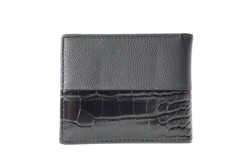 Men's Faux Croc - Slim Wallet