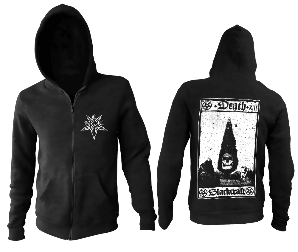 Death Card - Zip Up Hoodie