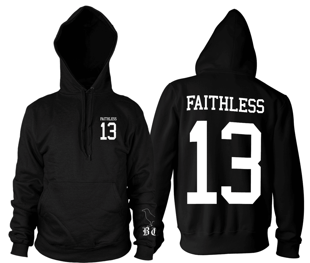 Faithless Crow - Hooded Pullover Sweater