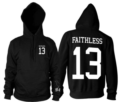 Faithless Crow - Hooded Pullover Sweater